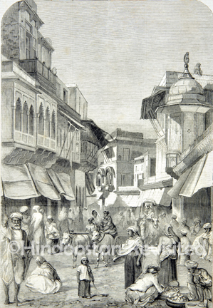 /data/Original Prints/Topography Views, City Views, Landscapes/THE MAIN STREET OF AGRA.jpg